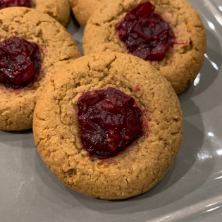  Cranberry Orange Thumbprint Cookies