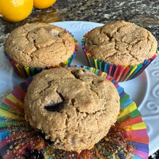  Lemon Blueberry Muffins